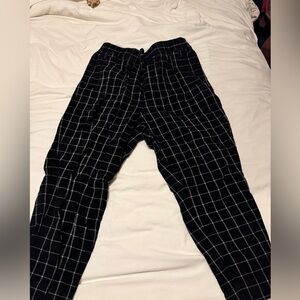 Women’s Madewell Black Checkered Pants #madewell #preppy